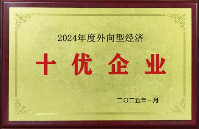 2024年度外向型经济十优企业
